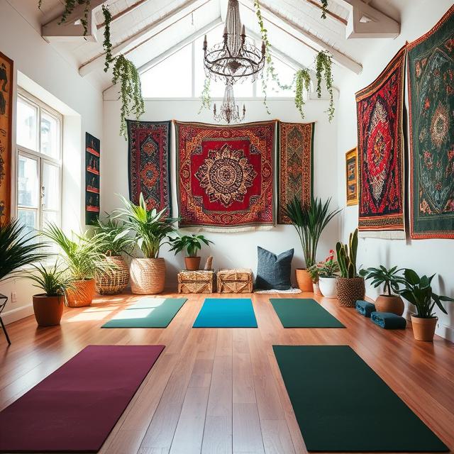 Zona de meditación y descanso